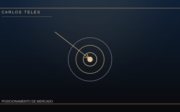 Ilustração representando posicionamento de mercado