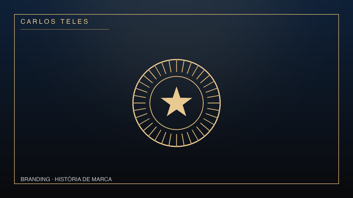 Ilustração de pneu com estrela representando a lição de branding da Michelin